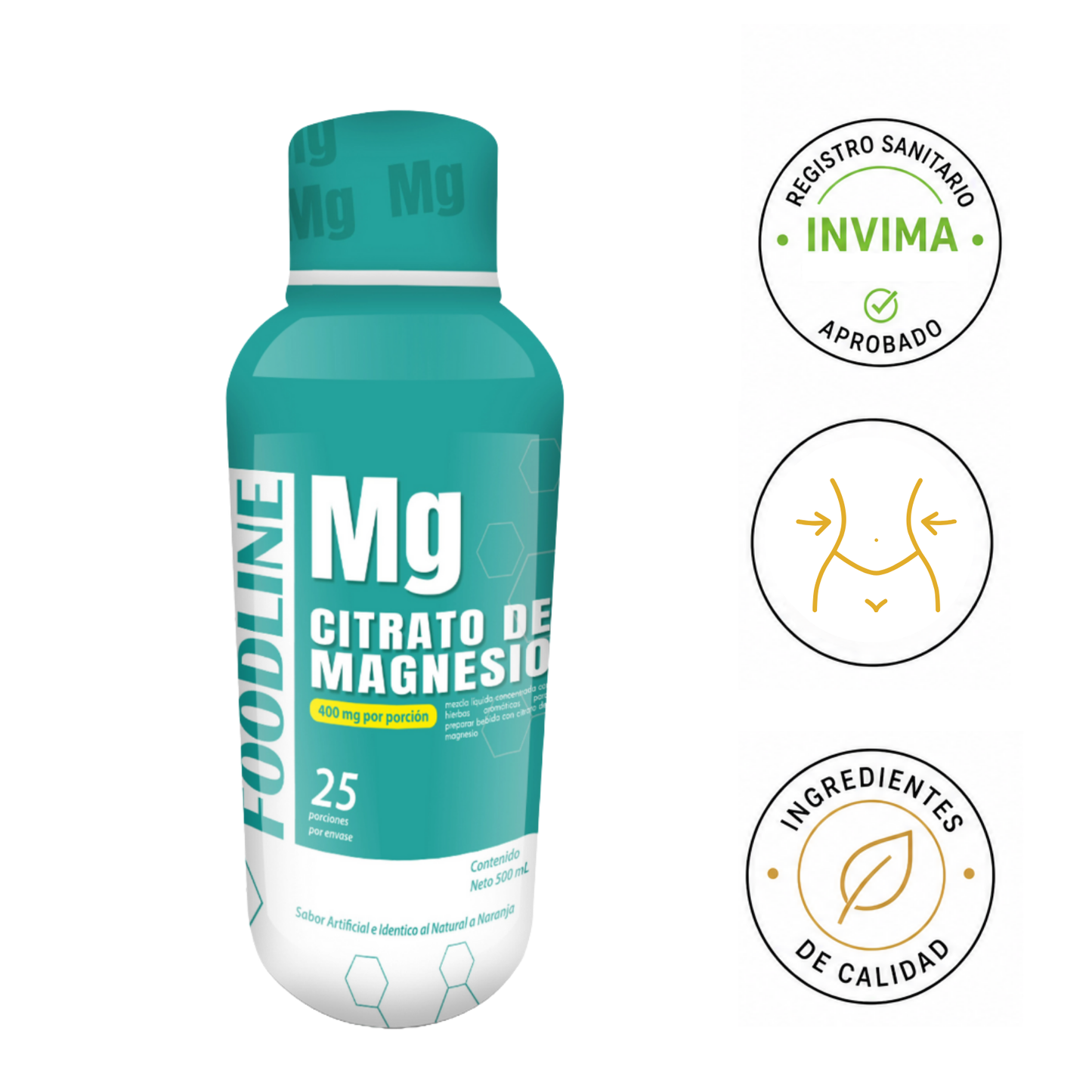 Citrato de Magnesio Liquido 500 ML