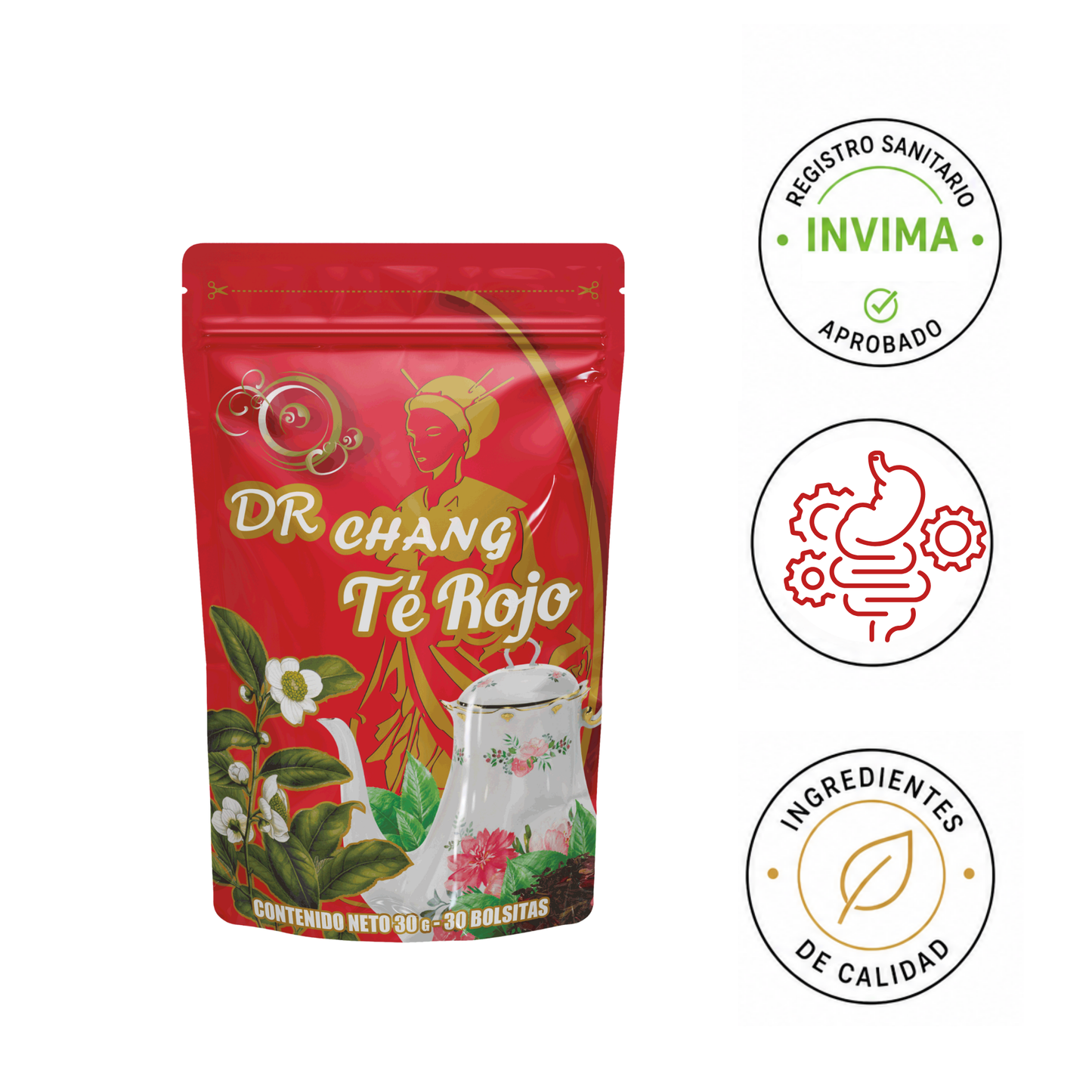 Té Rojo Dr Chang x 30 Tisanas