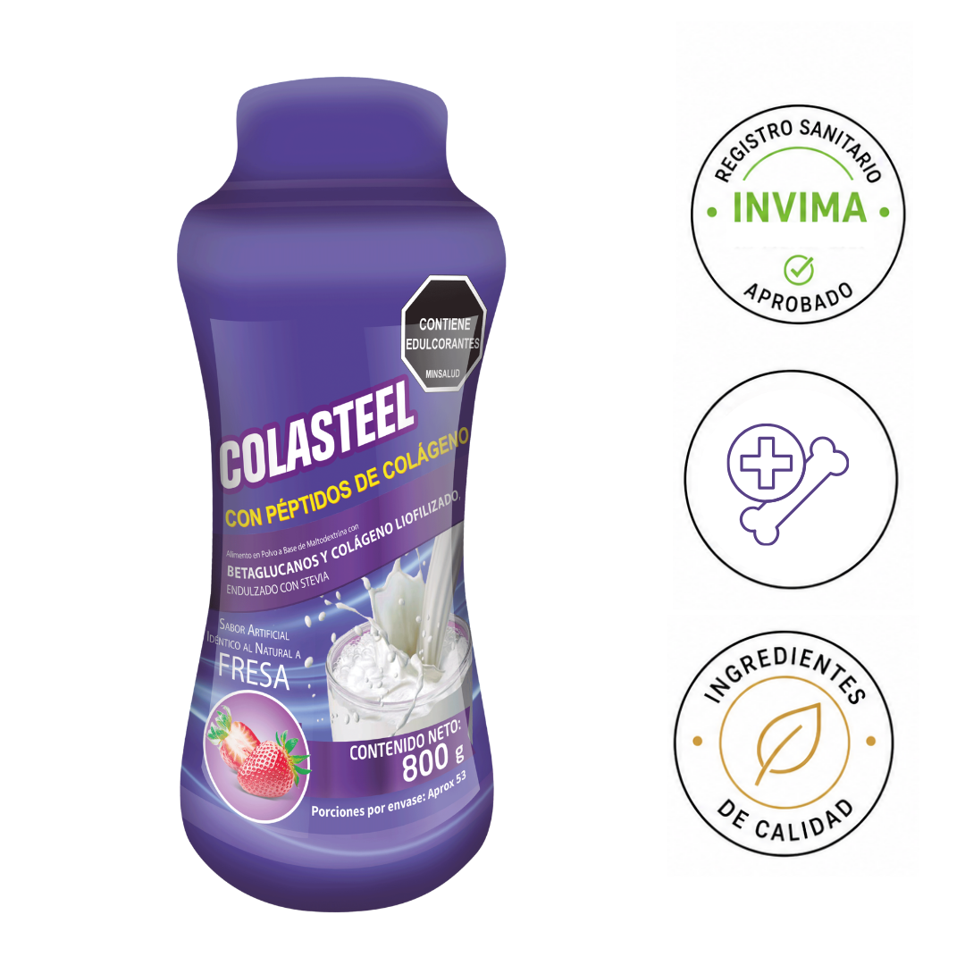 Colasteel Malteada x 800 gr