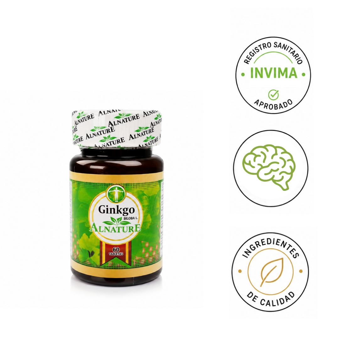 Ginko Biloba x 60 Tabletas