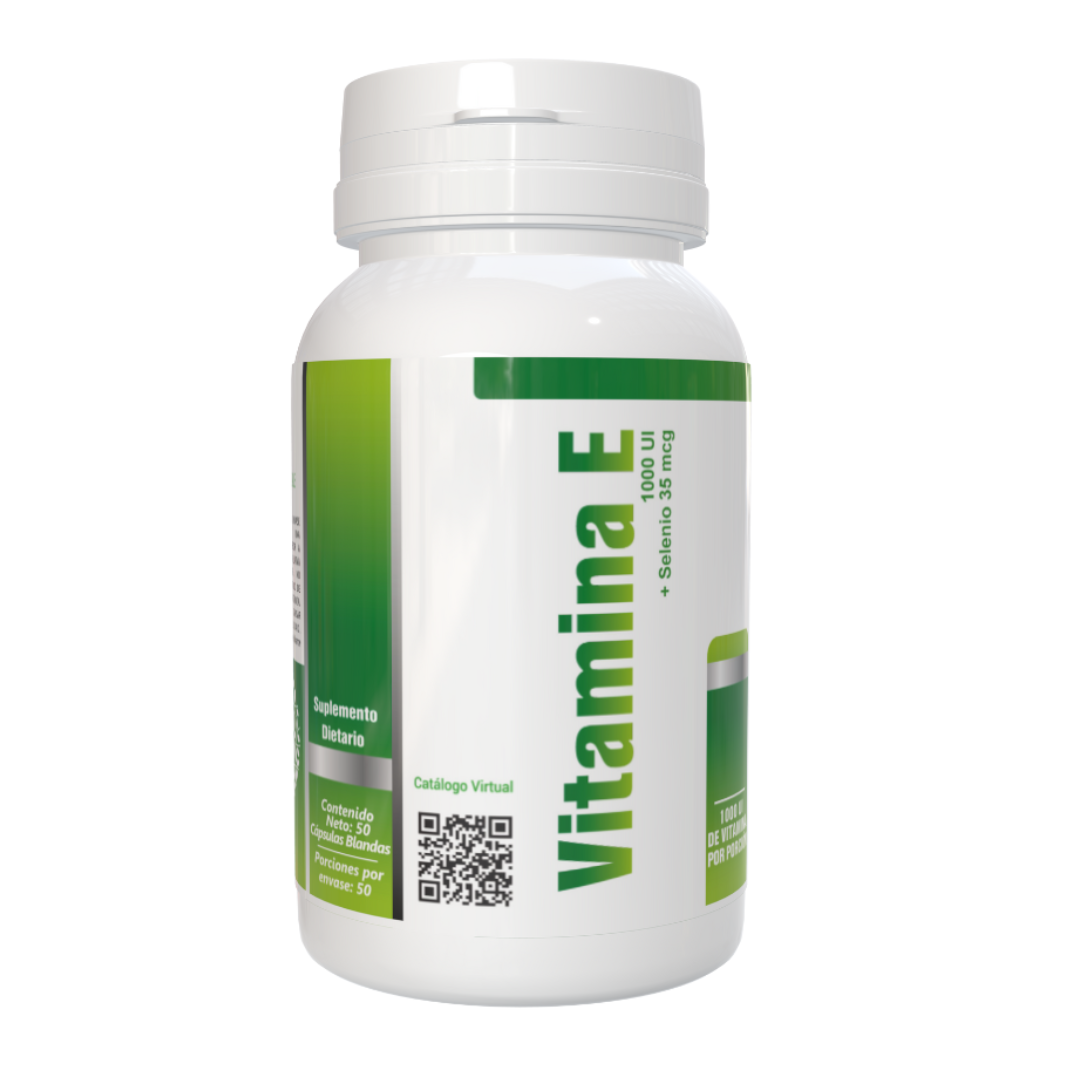 Vitamina E x 50 Cápsulas 1000 U.I.