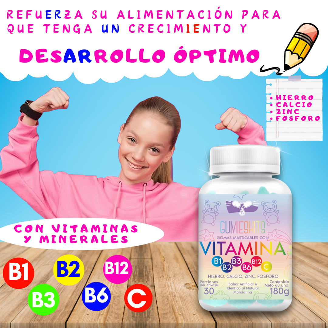 Gomitas de Multivitamínico para Niños