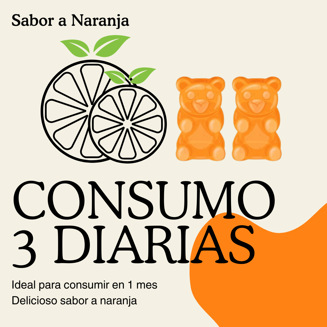 Gomitas de colágeno con Vitamina E