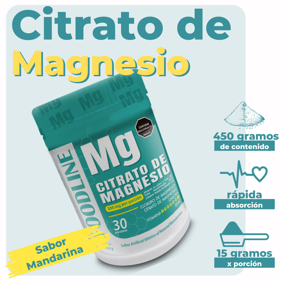 Citrato de magnesio Foodline x 450g