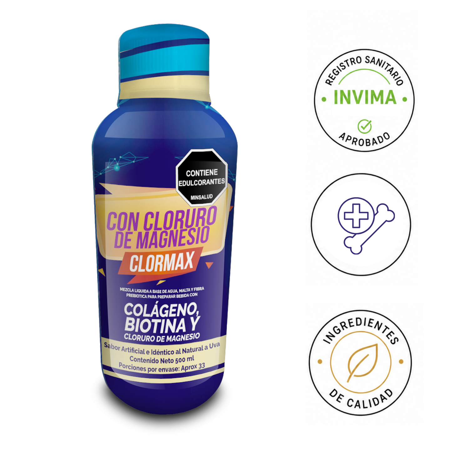 Cloruro de Magnesio x 500 ml