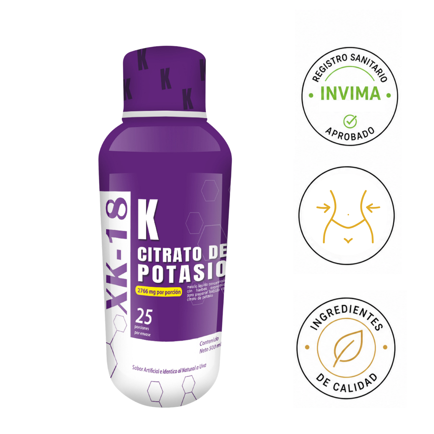 Citrato de Potasio Liquido 500 ML