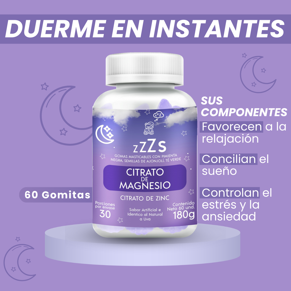 Gomitas De Citrato De Mg Para Dormir