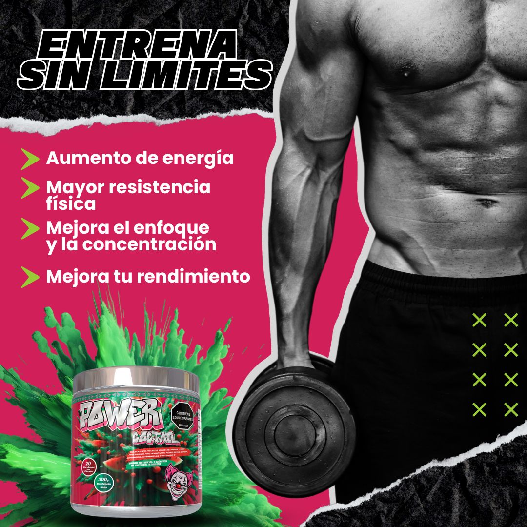 Pre-entreno Power Cocktail 300g