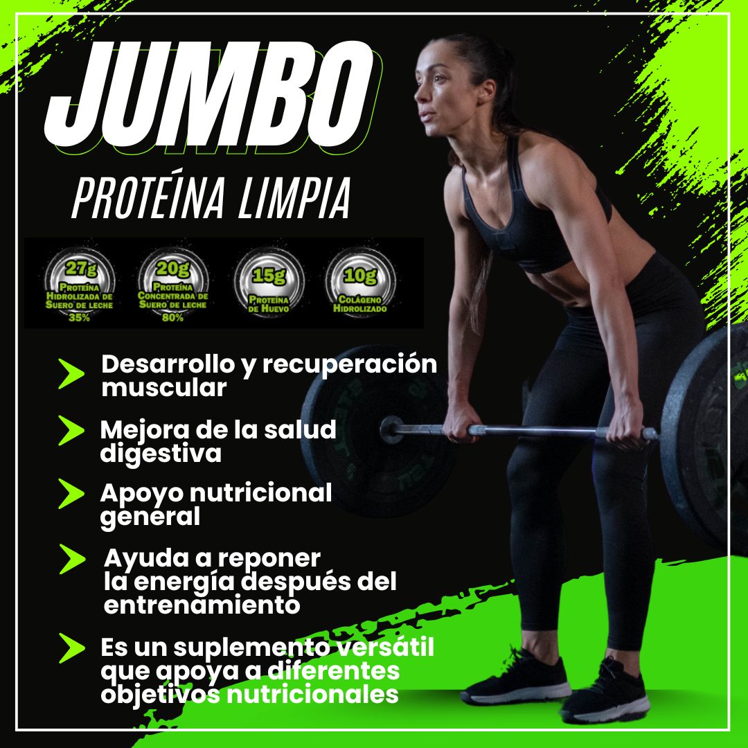 Proteína Limpia Jumbo Zero x 2 Lbs