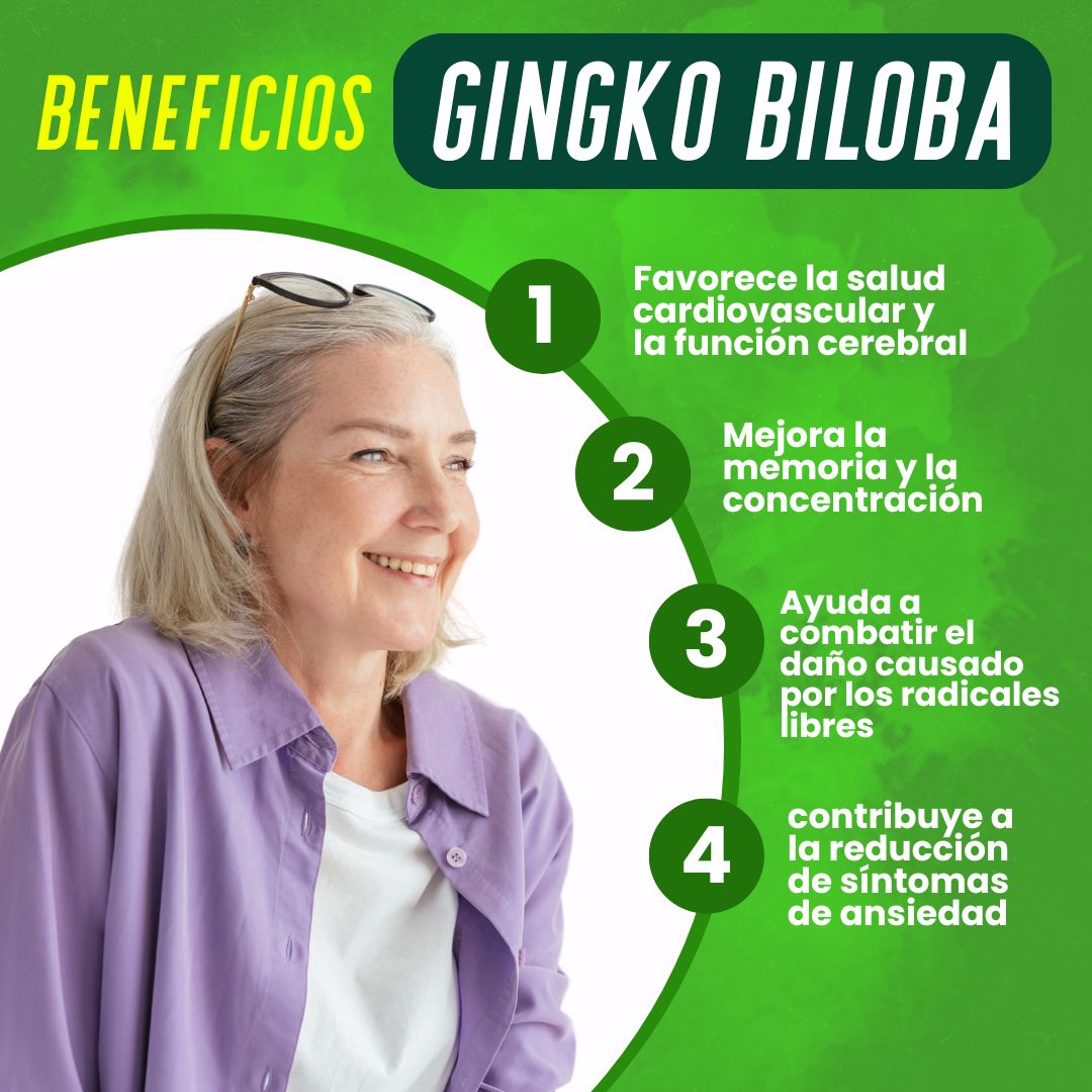 Ginko Biloba x 60 Tabletas