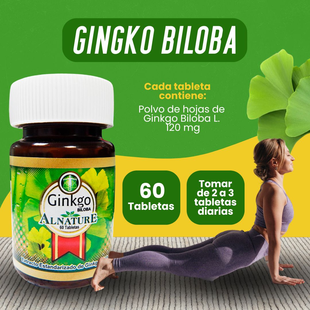 Ginko Biloba x 60 Tabletas