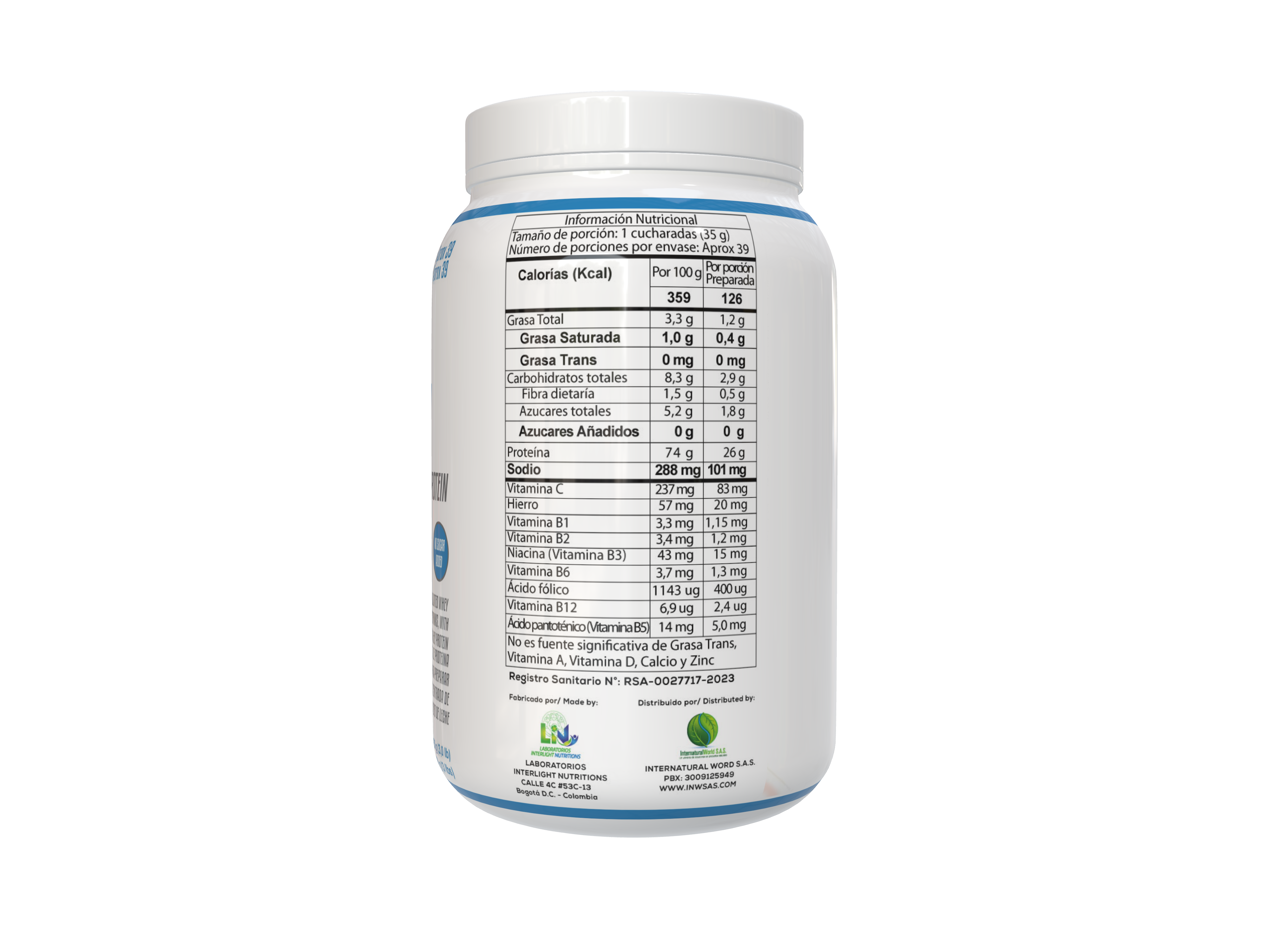Proteína Limpia 3lb SI100 ISO WHEY