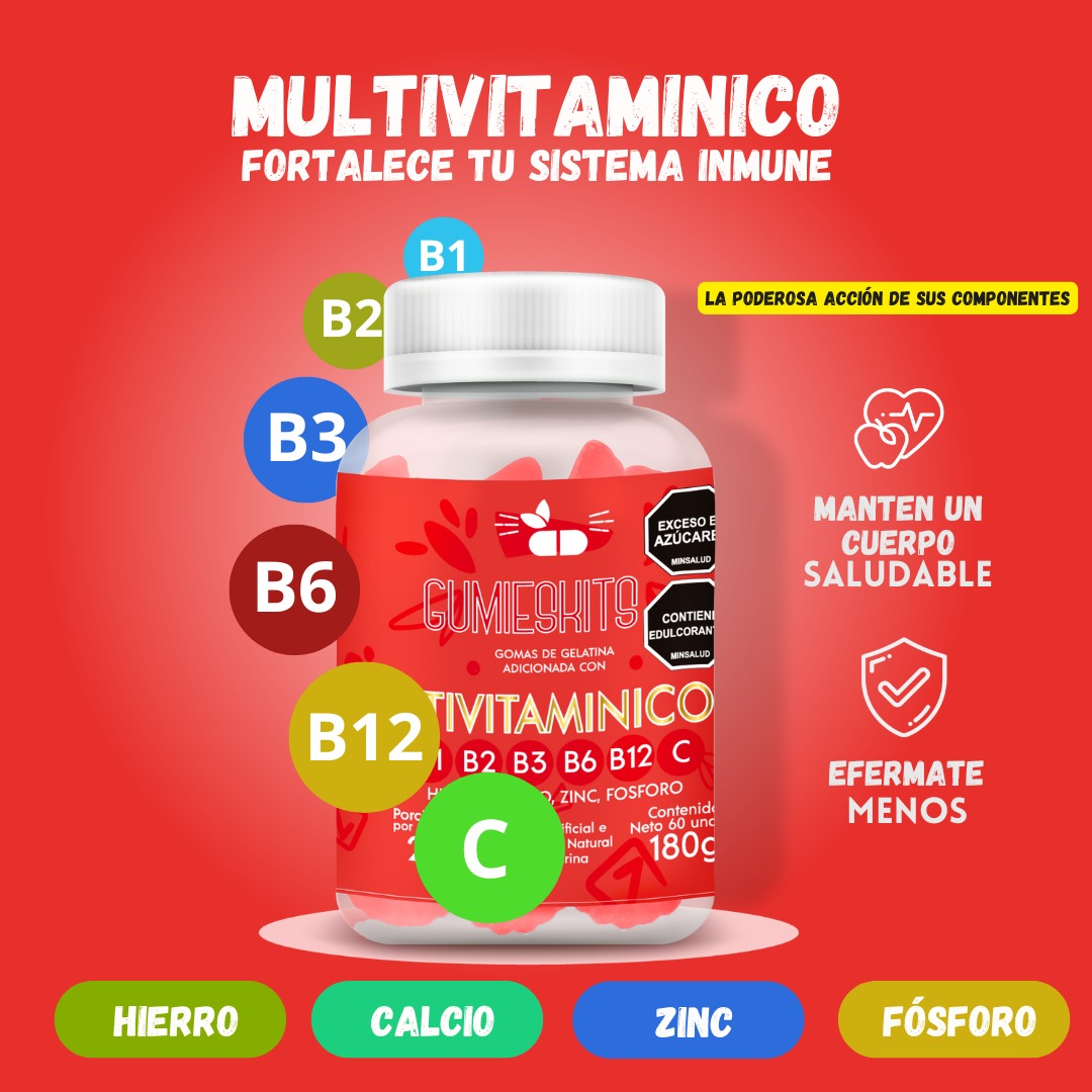 Gomitas de Multivitamínicos para Adultos