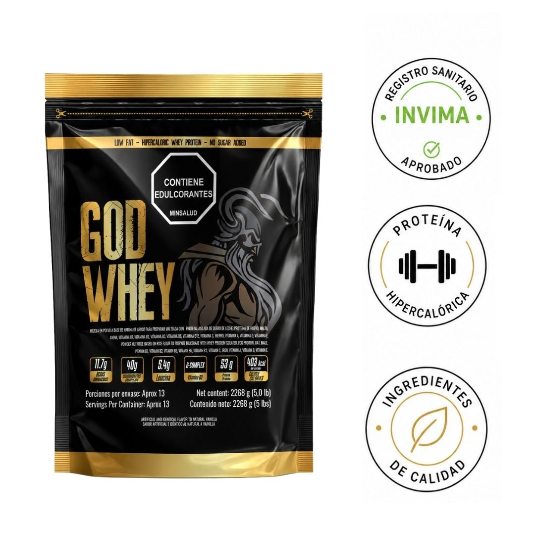 GOD WHEY 5 libras Bolsa